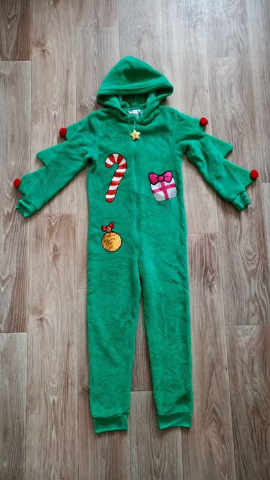 По 80грн!Плюшевый ромпер слип, Новогоднее платье 110-116, ромпер елочк