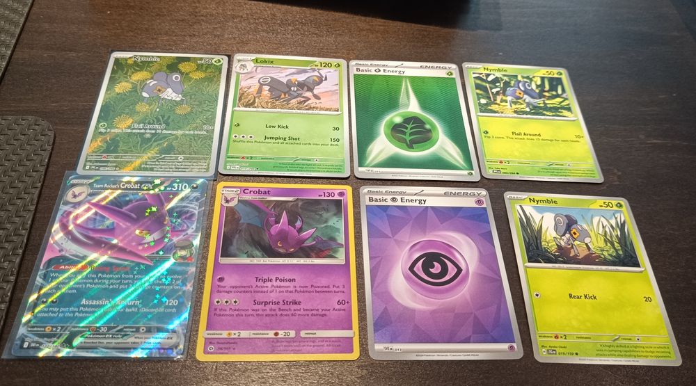 Karty Pokemon TCG Nymble Crobat Lokix