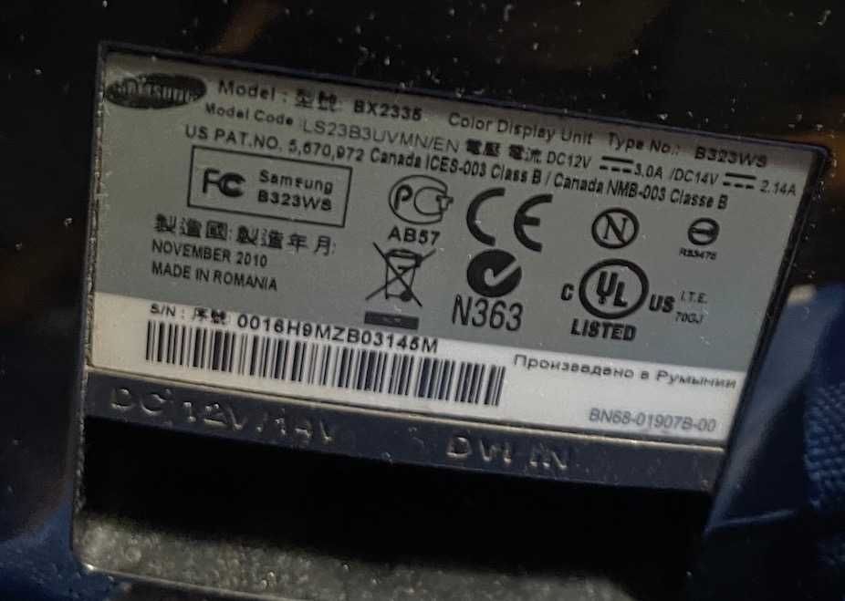 Monitor 23" LED Samsung - Gaming