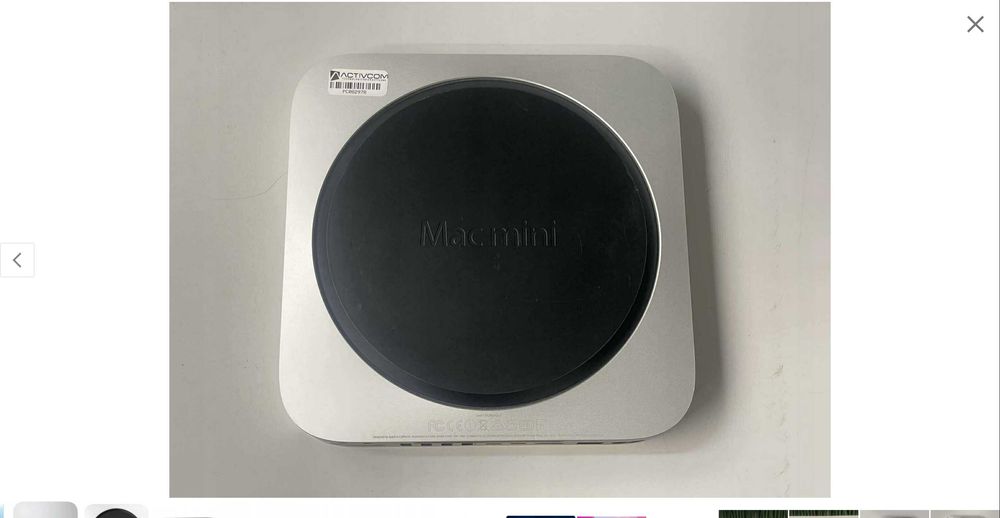 Komputer Apple Mac Mini A1347 i7-4578U 16GB 256GB SSD MacOS