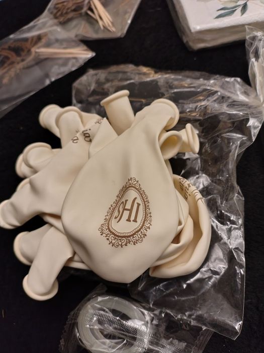 Etui na sztuce, serwetki,balony, Komunia