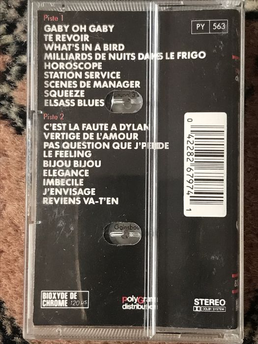 Cassete Alain Bashung434091327720017921