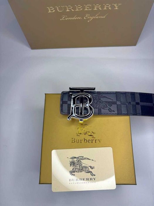 Ремінь Burberry belt | Ремень Барбери | Двосторонній