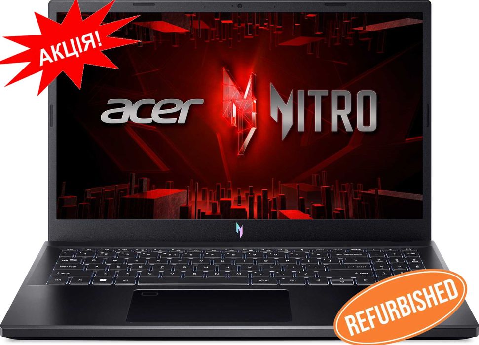 РОЗПРОДАЖ!  Потужний Ігровий Ноутбук Acer Nitro A15 ANV15-52 /Core i5-13420H/RTX 5050 8 GB