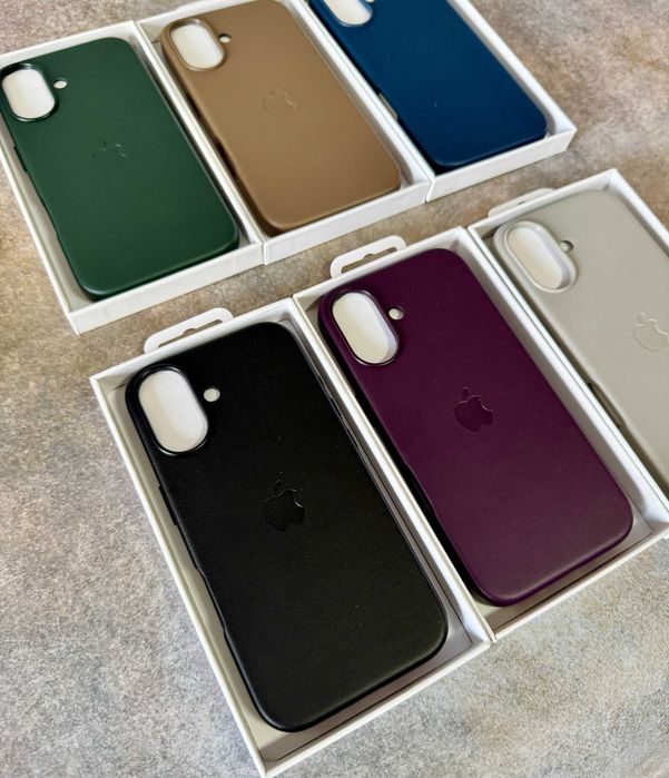 Чохол Leather Case MagSafe + Animation iPhone 16 16 Pro Max чехол
