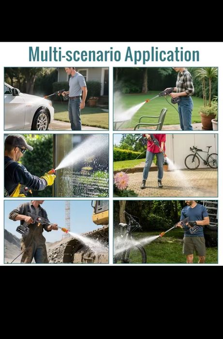 Myjka karcher akumulatorowa 2 x aku 48v  cały osprzęt walizka