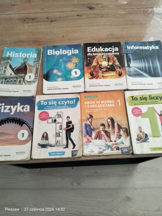 Ksiażki pierwsza klasa szkoła branżowa