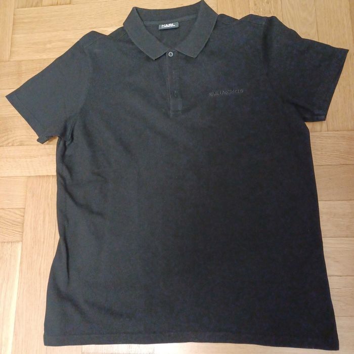 Karl Lagerfeld koszula polo z krótkim rękawem