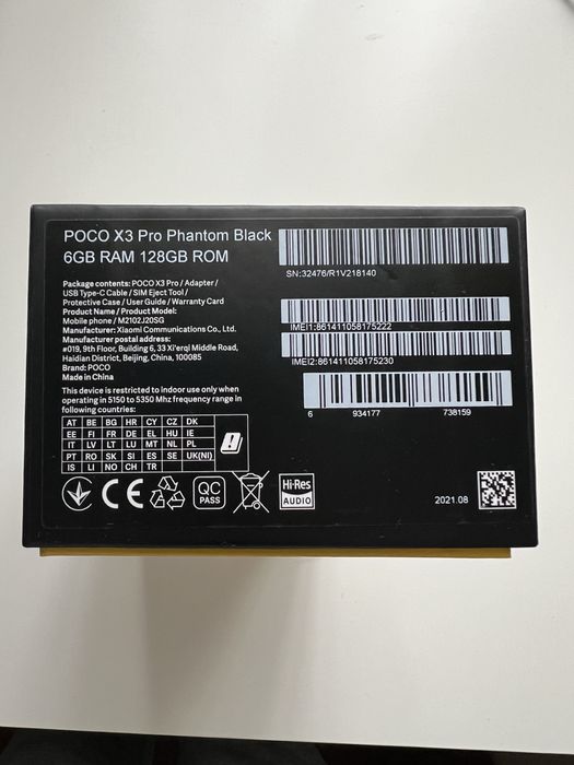 Poco x3 pro