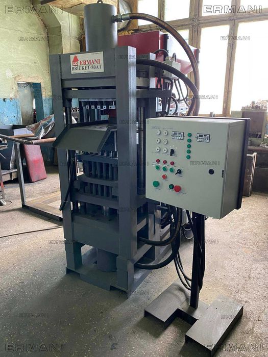 Bricket-80AT - пресс для производства технопланктона и макухи