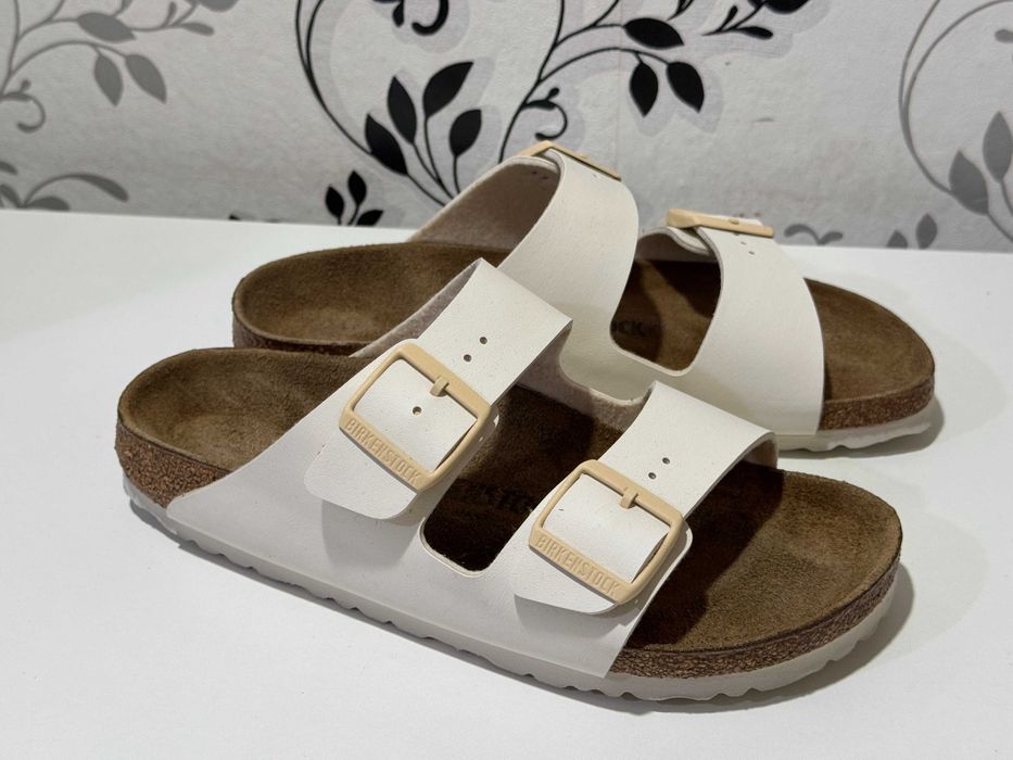 Шльопанці Birkenstock Arizona Birko-Flor - Stone Coin, 39р
