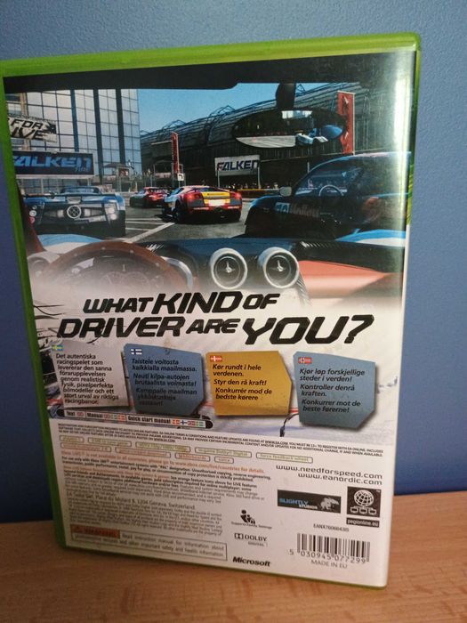 Need for Speed Shift XBOX 360 skandynawska okladka gra po angielsku