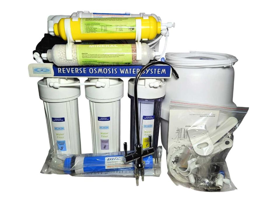 Осмос Польща 7 ступ з помпою мінералізатором та активатором