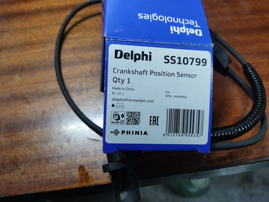 Продам SS10799 Delphi Датчик положения (оборотов) коленвала