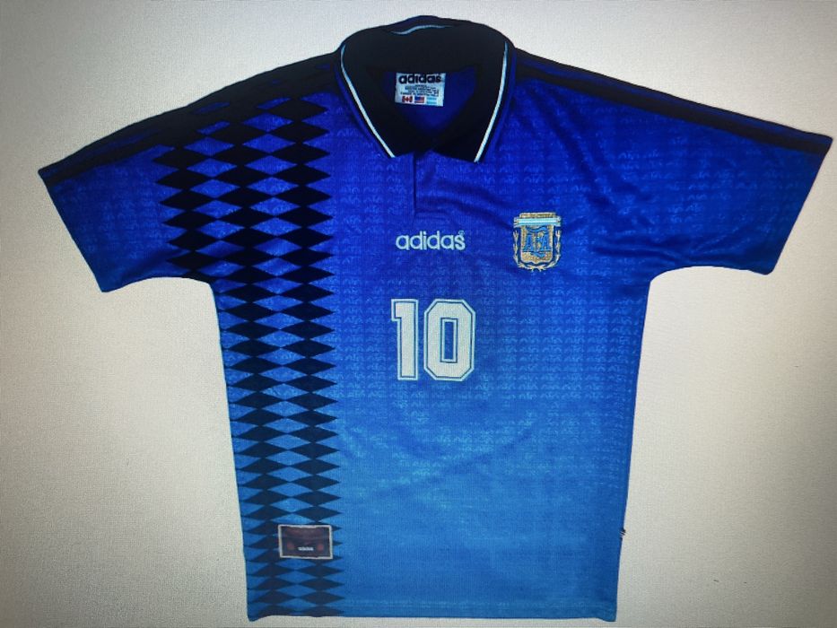 Koszulka Argentyna Maradona #10 Adidas Retro 1994 Niebieska S-XXL