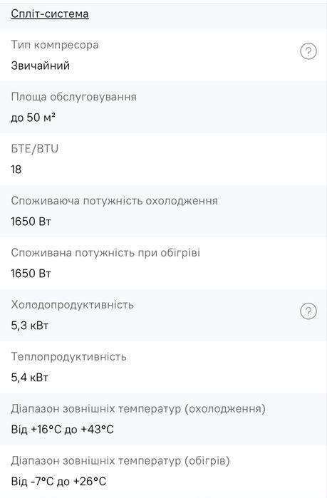 Кондіционер повітря Osaka Elit series ST-18 HH
