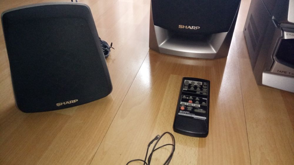 Wieża Sharp, Sony, Technics, Aiwa, Panasonic, JVC MX, Unitra, Diora
