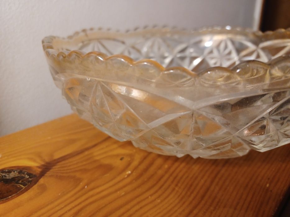 Taça vidro trabalhado