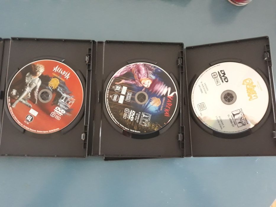 3 DVDs Cirque du Soleil impecáveis