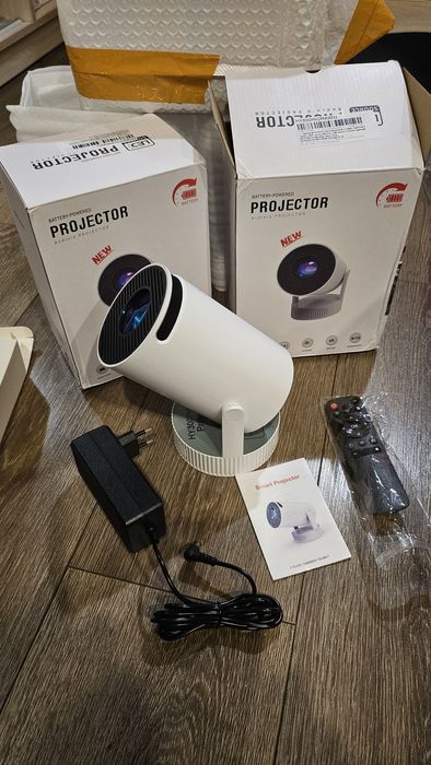 Проектор Salange 8K HY300 Pro Мах з аккумулятором!