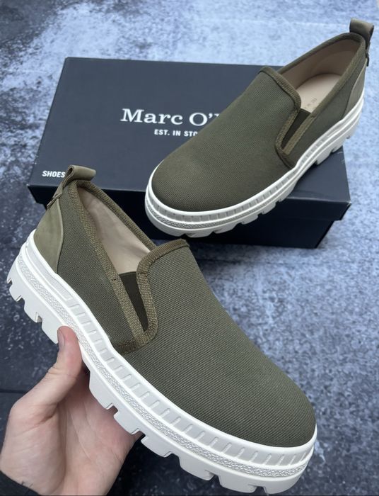 Marc O’Polo buty na platformie mokasyny loafersy
