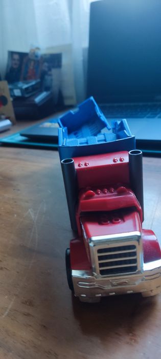 Вантажівка Hot Wheels Хот Вілс Шалене зіткнення червоно-синій