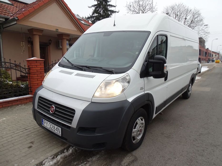 Fiat DUCATO 2.3 JTD , L3 H2 ,PAKA 3,80 ,KLIMATYZACJA , Hak. blacharka bez korozji .  , bezwypadkowy, ogólny stan dobry