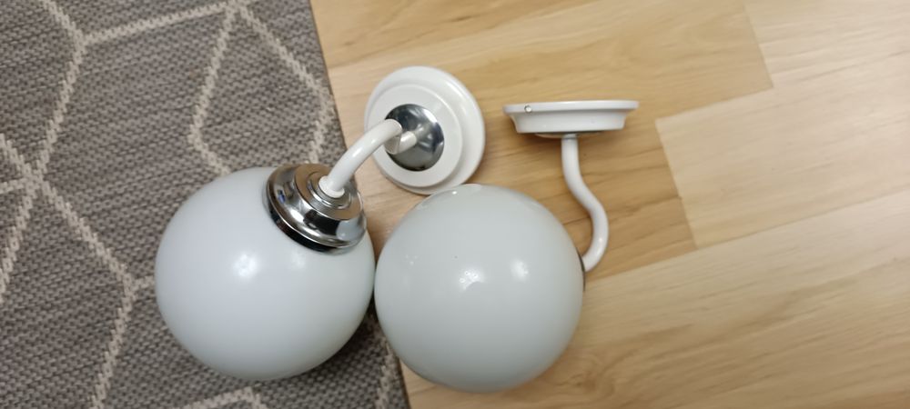 Kinkiety kule szklane