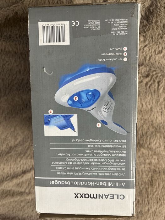 Ручний пилосос для меблів CLEANMAXX SV1801A, Germany