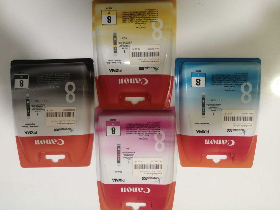 Tinteiros Canon  a 4€ Fora de Prazo