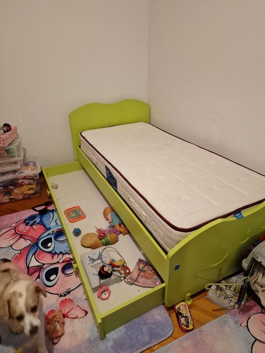 Quarto "completo" menino/menina em verde e rosa
