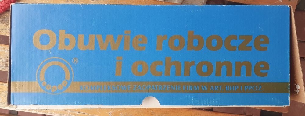 Supon buty męskie ochronne robocze bhp rozm 45 (29,5cm)