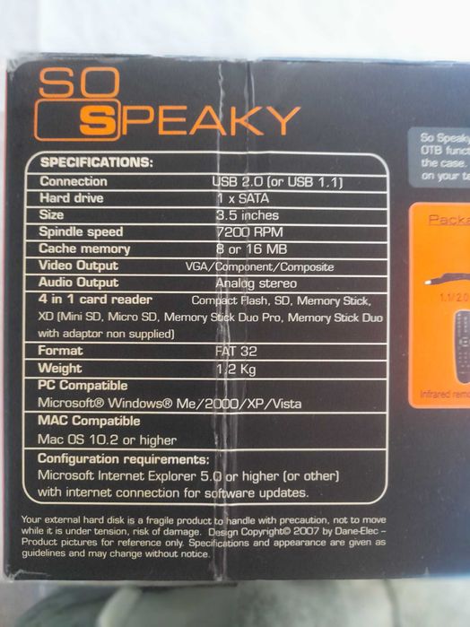 Dane-Elec Multimedia Disc Box64740043631745121