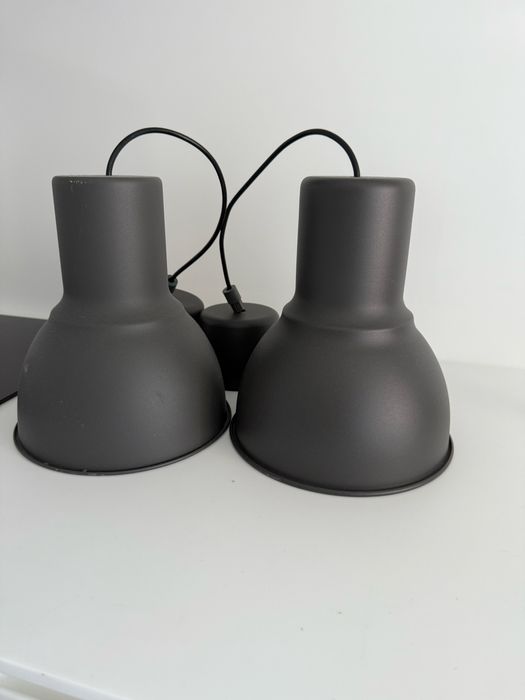 Candeeiro Ikea preto Hektar