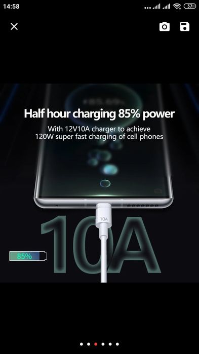 Кабель USB type c шнур Lightning Type-c10A  1 Метр