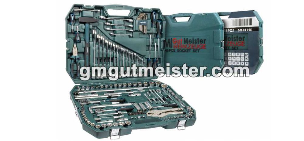 НАБІР ІНСТРУМЕНТІВ GUT MEISTER 145 ШТ. Оригінал 25 р.гарантії GM-01145