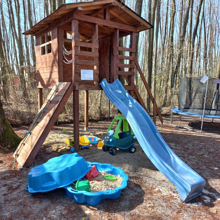 Jeziorskie Zacisze & balia. Domek na działce na wyłączność/wynajem