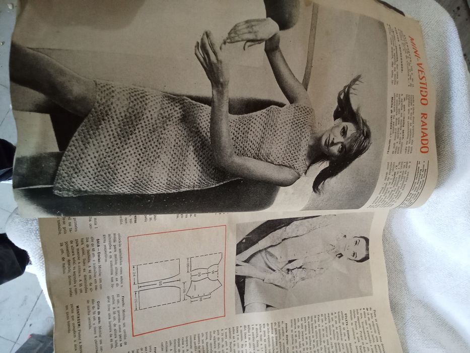 Revista de moda antiga