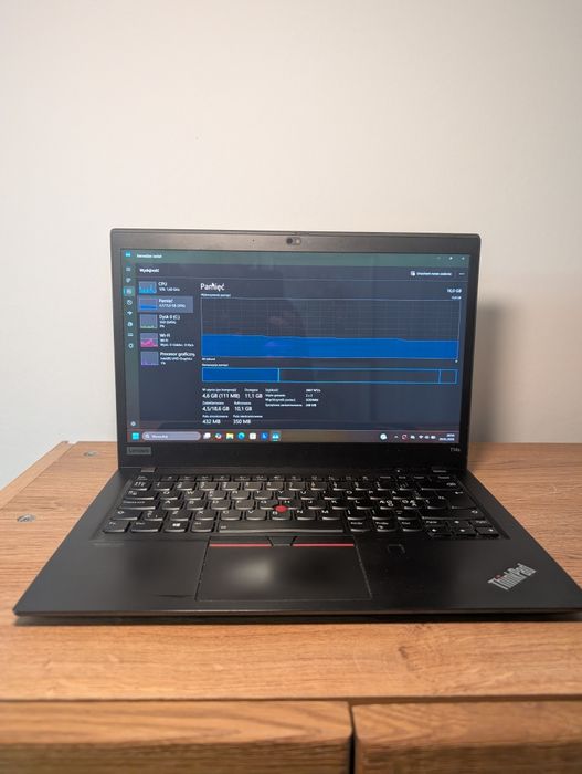 ThinkPad T14s  i7-10510U, bateria 100%, ekran 4k