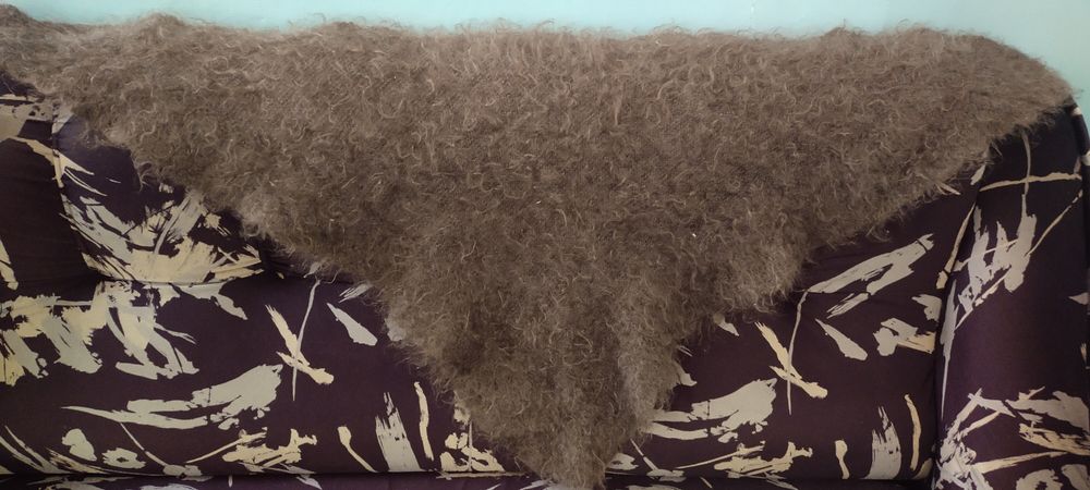 Пуховая большая  косынка