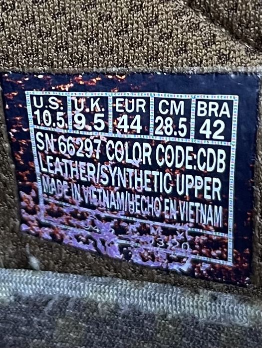 Skechers Air-Cooled кроссовки полуботинки туфли 44 размер кожаные