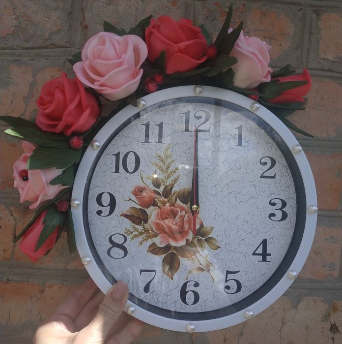 Настенные часы ручной работы