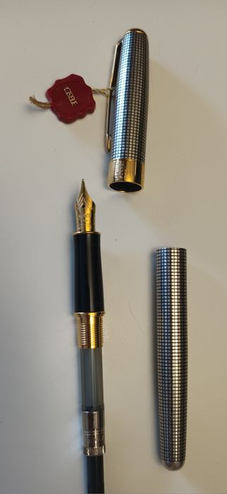 Caneta de aparo Parker Sonnet Cisele Silver GT