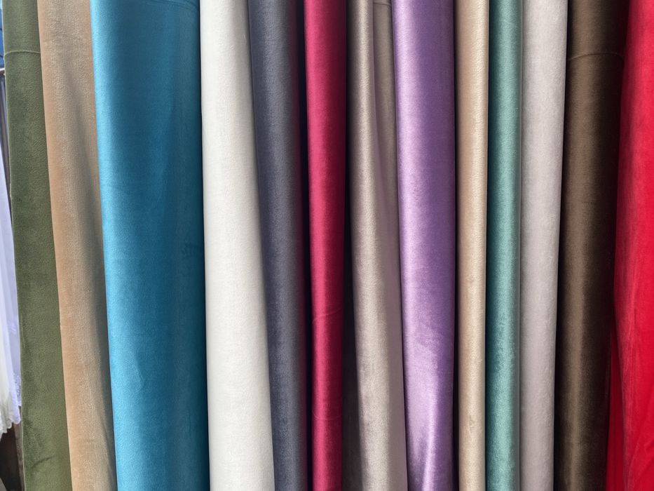 Штори. Продаж та пошив. Мікровелюр, бархат, атласний сатин, оксамит