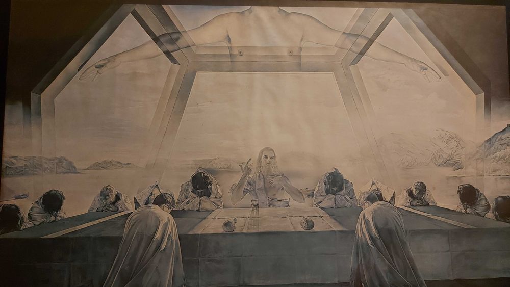Quadro "A última ceia" de Dali