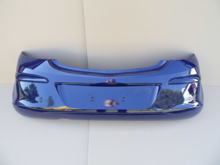 Opel Corsa D 06-14r zderzak tylny niebieski Z20Z