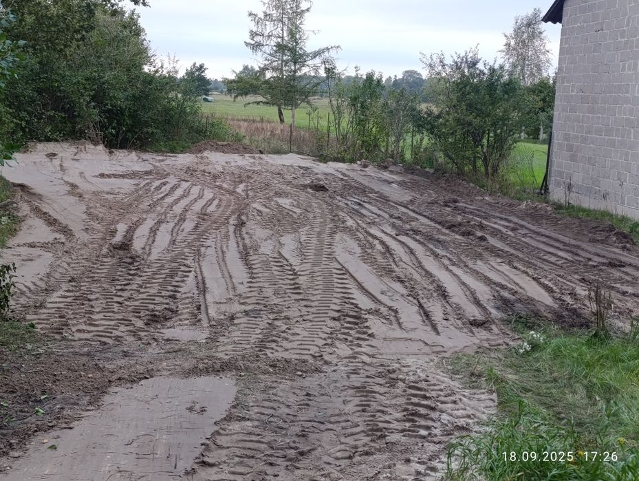 Usługi koparko ładowarka wykopy pod fundamenty
prace ziemne
niwelacja