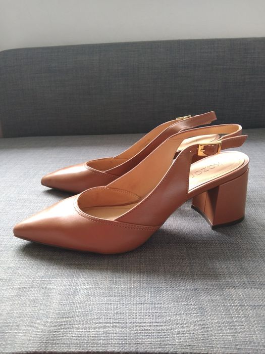 Buty skórzane slingback KAZAR 37
