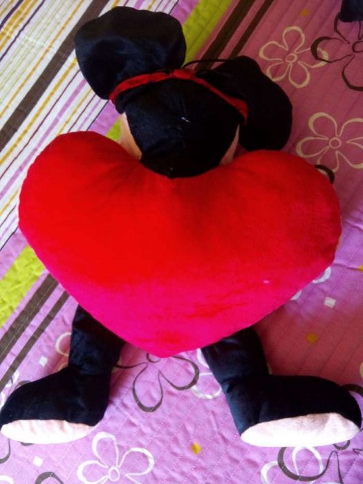Peluche coração novo