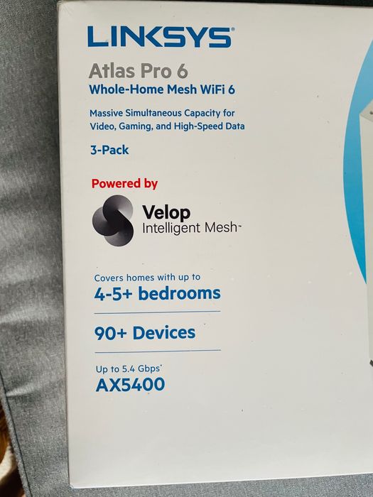 Router MX5500/MX5501 AX5400 - z Linksys Atlas Pro MX5503 Mesh WiFi6